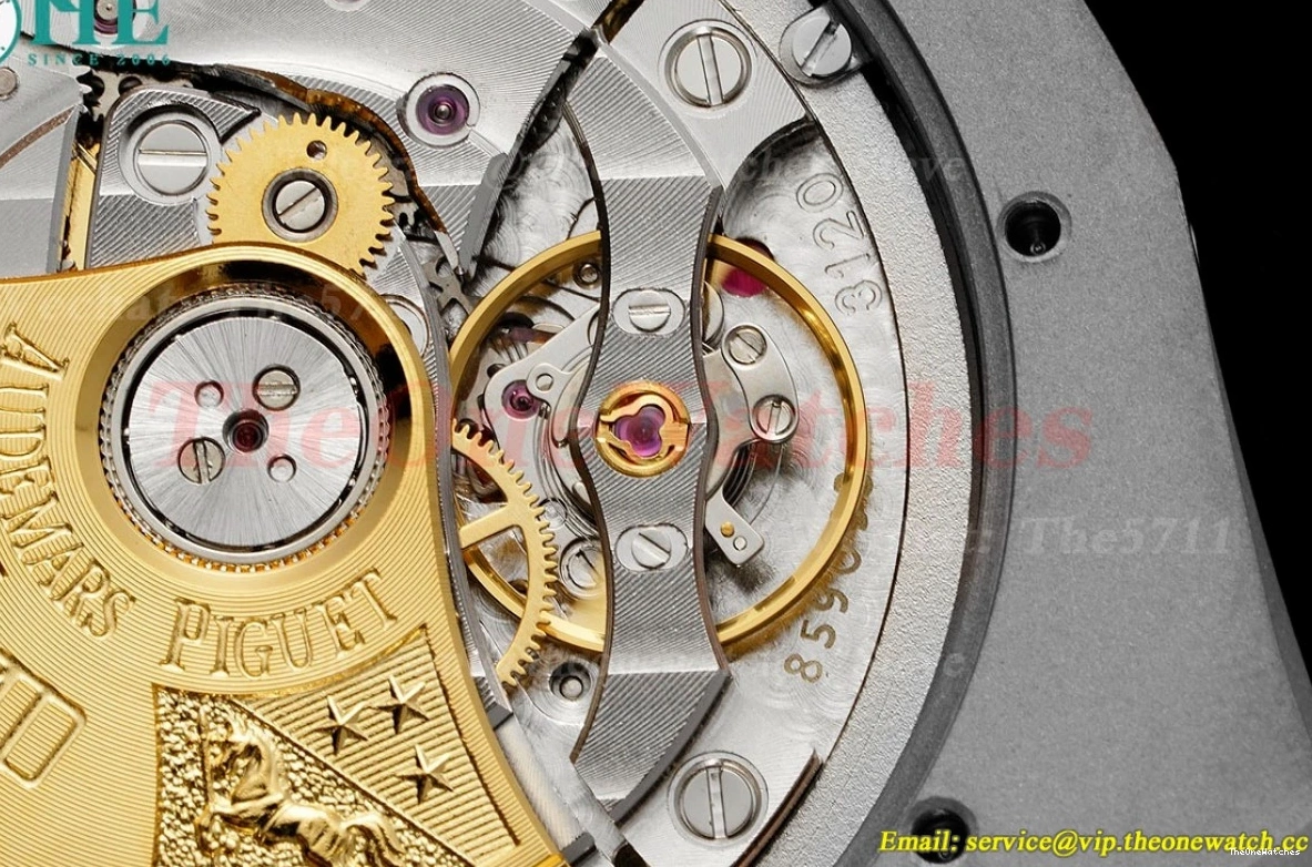 Royal IPF 37mm Super Dia Dial SS SS Clone SA3120 Oak White 15451 0122